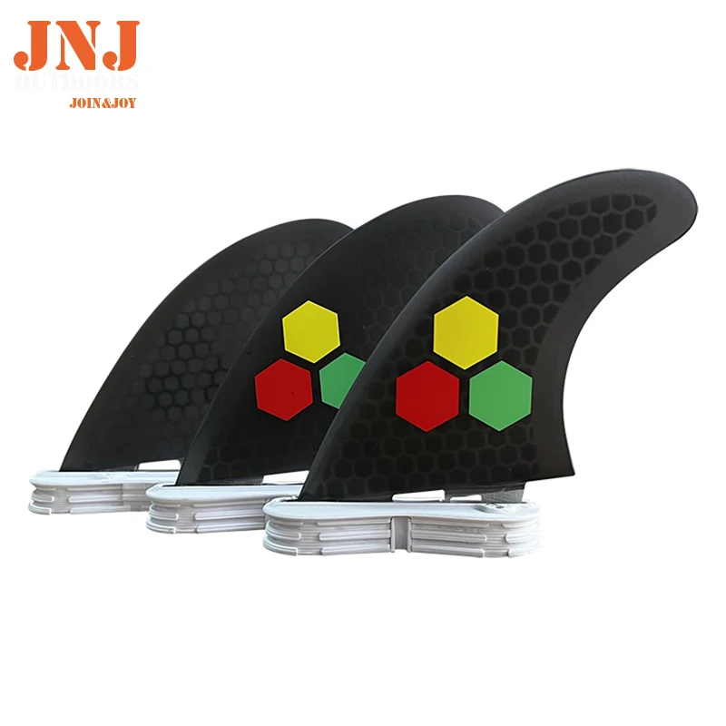 JNJ FCS II Fiberglass Surfboard Fins Mf Medium G5 Large G7 Thruster