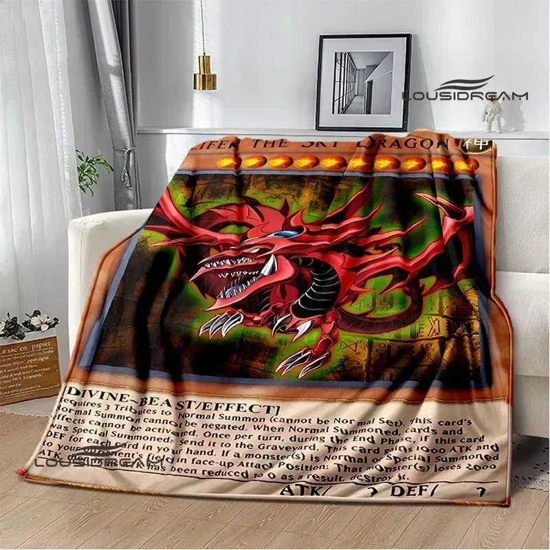 يو أوه! Cobertor De Flanela Com Cartão Impresso، Macio e Confortable، Casa E Viagem، Forros De Cama، Presente De Aniversario