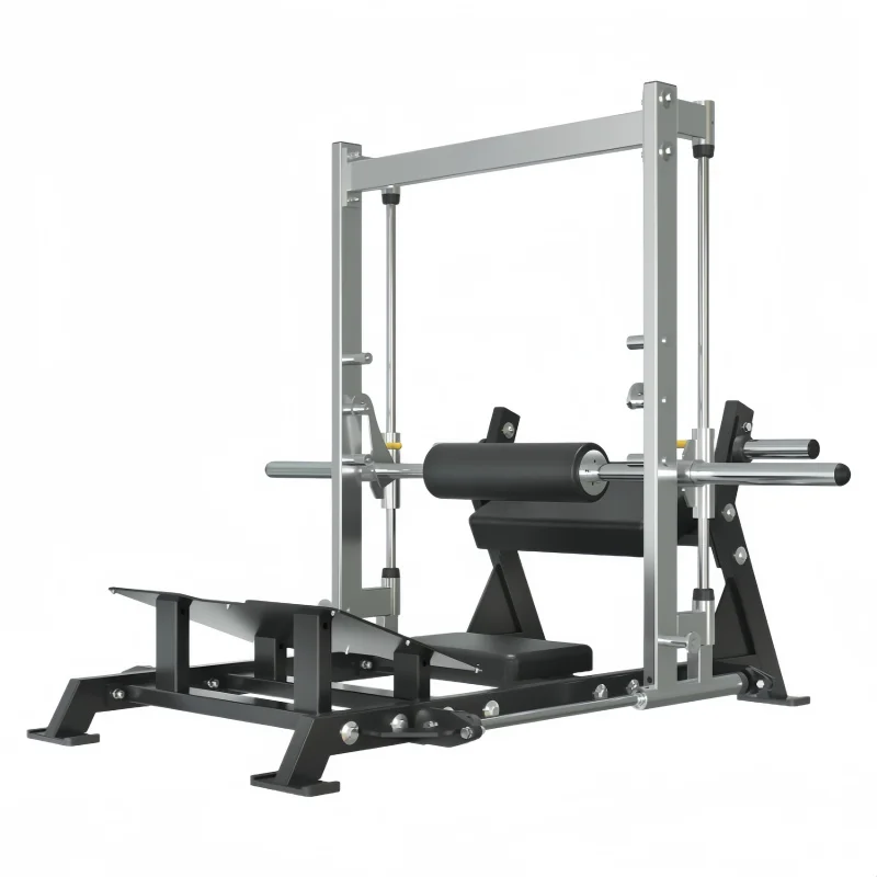 Gym Commercial Steel Plate Loaded Hip Training Equipment Adjustable Hip Thrust Glutes Drive Machine for Gym