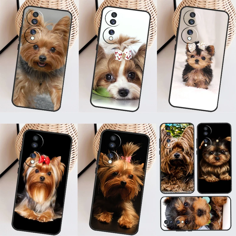 Yorkshire Terrier Dog Funda For Honor X9a X8a X7a X6a X6 X7 X8 X9 8X 9X Honor Magic 5 Pro 10 50 70 90 Lite Case