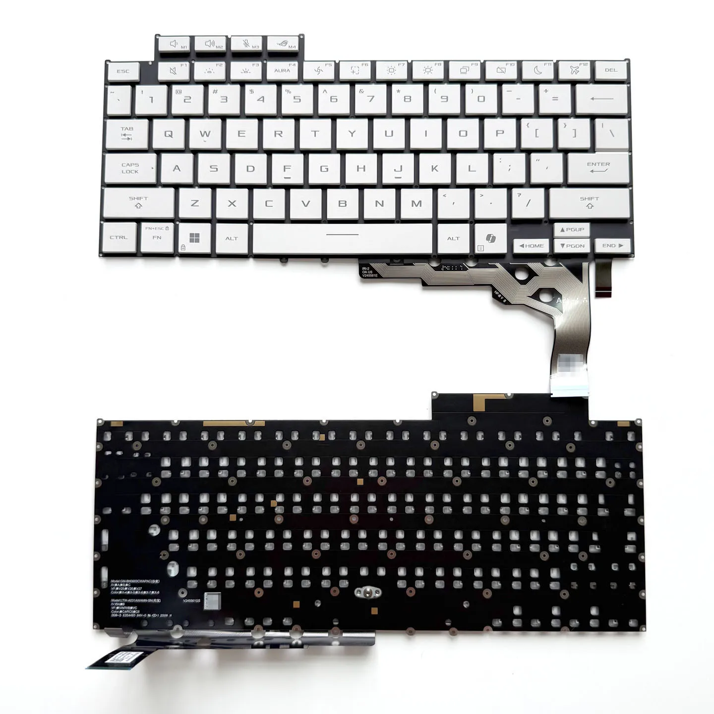 Immagine 6: Tastiera per Laptop Compatibile con Rog Zrphyrus Phantom 14 Air 2024/2025 Modello G14 Ga403U, Parti per Laptop, Accessori, Telaio per Computer