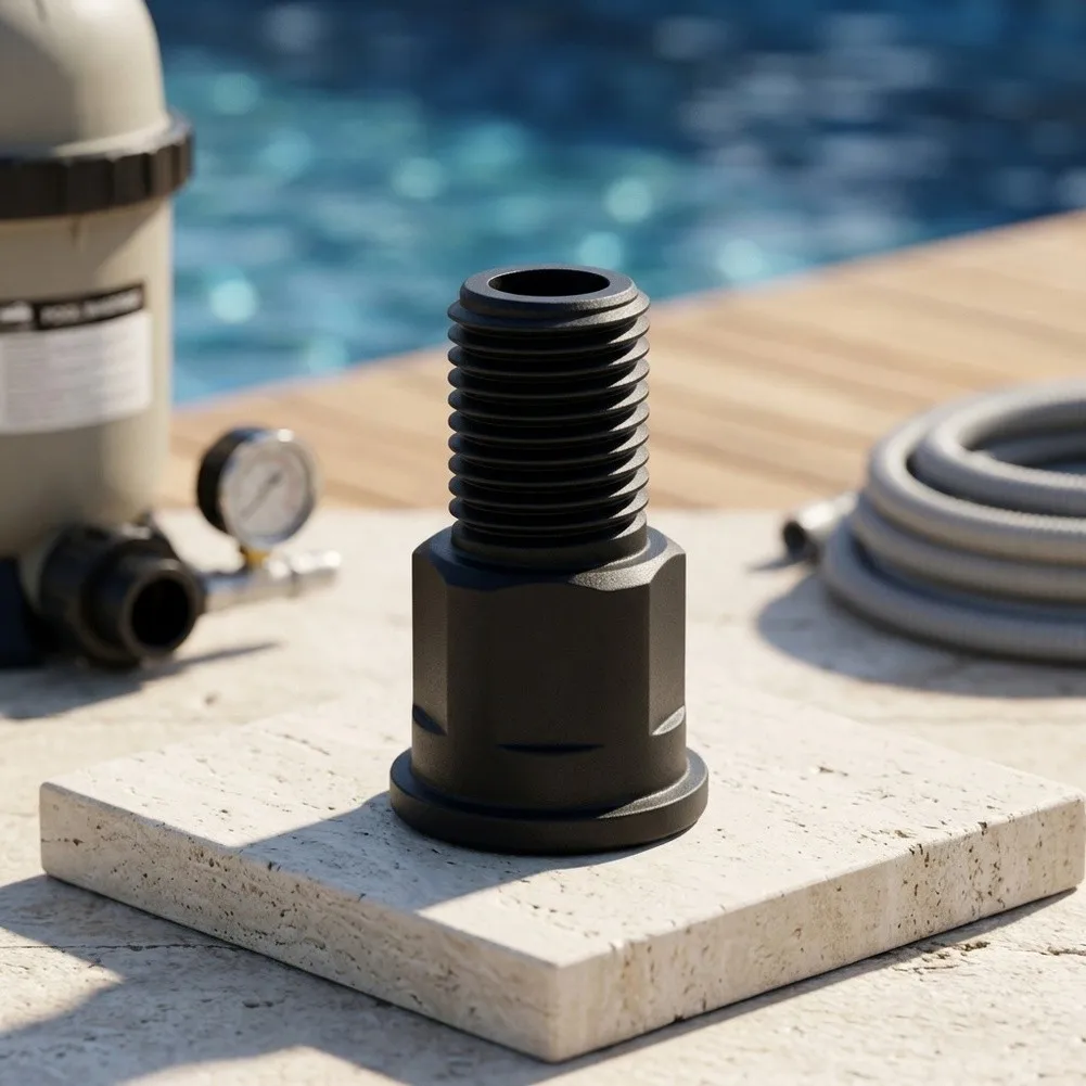 For Pool Maintenance Tasks Black Air Release Valve Connector Swimming Pool Air Vent High Durability Plastic Build