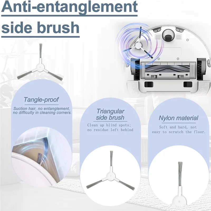 

【Домашние аксессуары】Набор запасных частей для робота-пылесоса DREAME D10 Plus Gen 2, запасная часть