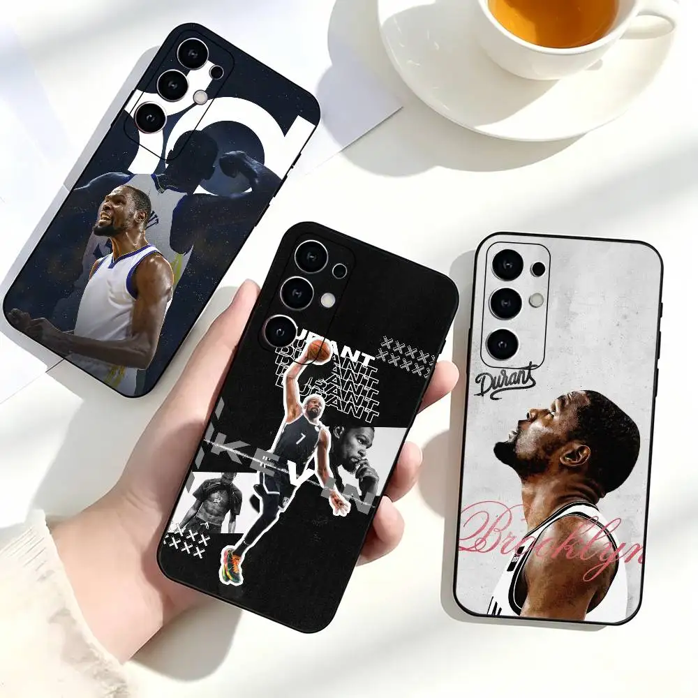 Kevin Durant Player No7 Gift Phone Case For Samsung S25,S24,S21,S22,S23,S30,Ultra,S20,Plus,Fe,Soft Silicone Black Cover