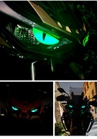 3D Reflective Devil's Eye Stickers for Cars and Motorcycles - Improve Night Visibility and Safety, Durability, and Fashion