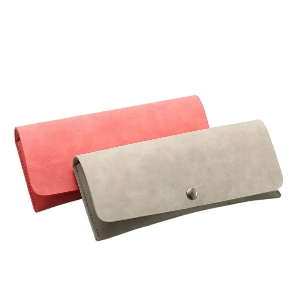 

New Fashion PU Leather Sun Glasses Case Retro Waterproof Eyewear Storage Bag Soft Shell Portable Glasses Box Universal