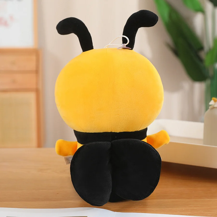 Little Bee Plush Pillow Stuffed Toy Animal Doll Birthday Holiday Event Gift Claw Machine Doll