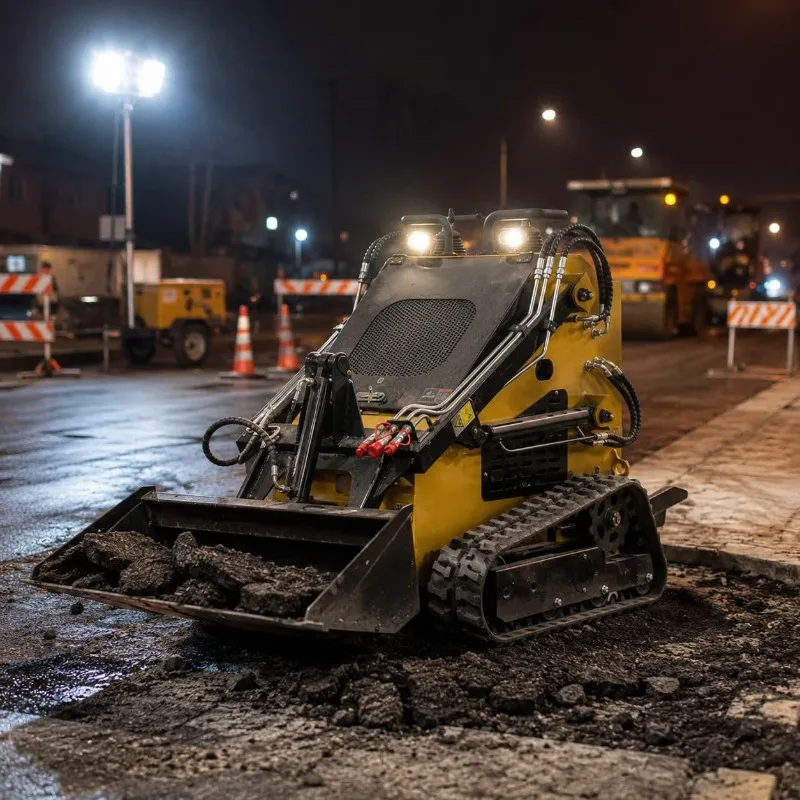 Euro 5 Hydraulic Bucket Loader Raised Bucket Action High Efficiency Operation Customized Urban Alley Maintenance