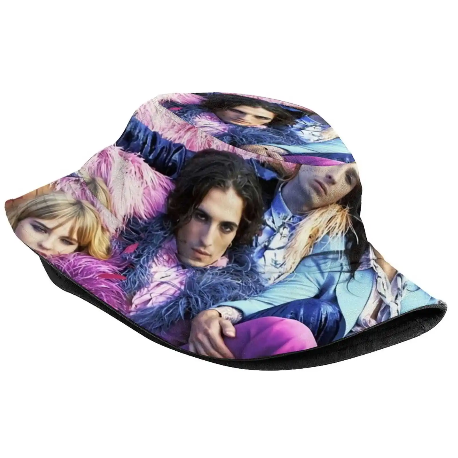 Maneskin Måneskin Merchandising Sun Cap Fisherman Hat Bucket Hats Maneskin Maneskin 2021 2021 Maneskin Zitti E Buoni Esc 2021