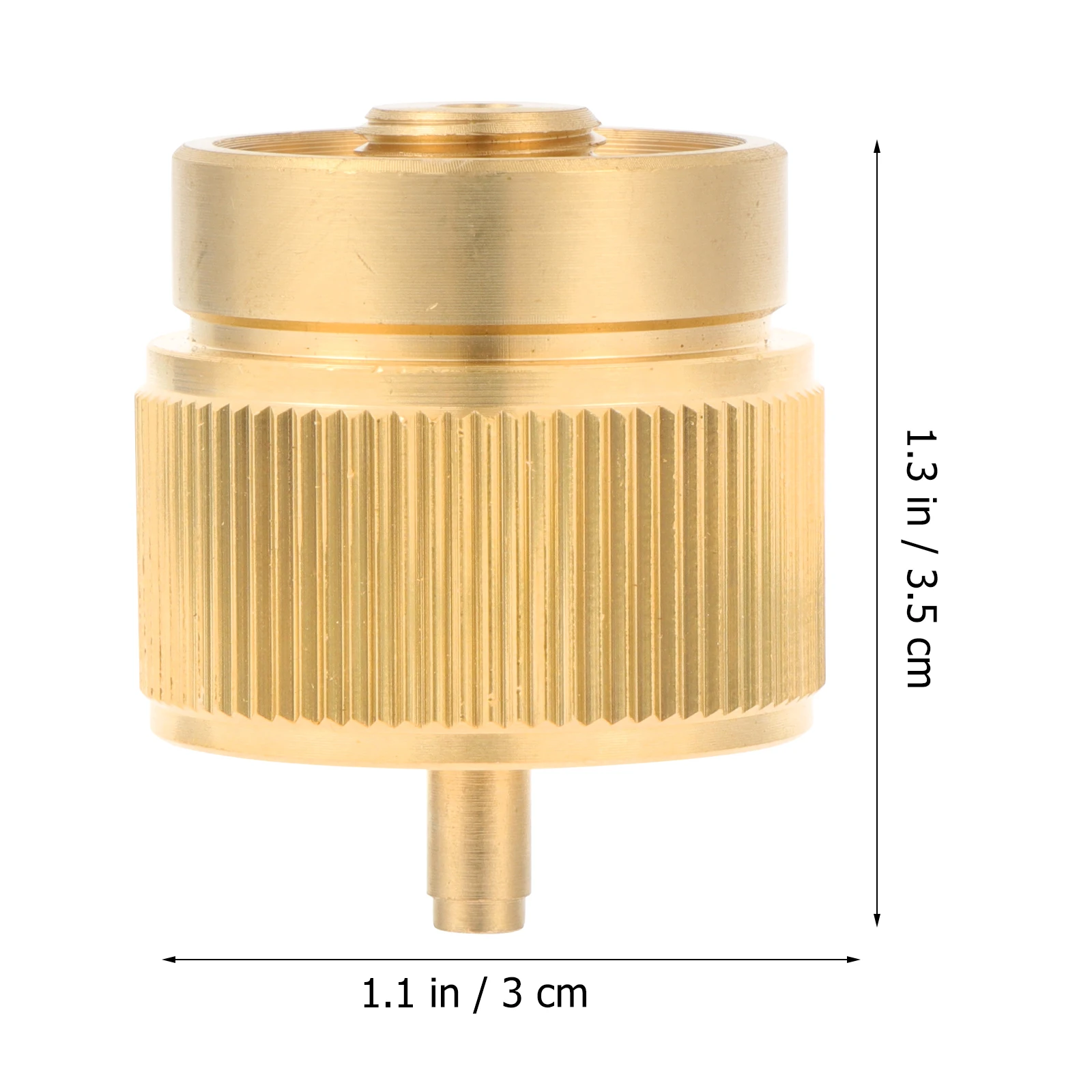 

1pc Copper Gas Portable Converter Camping Accessory Adapter Propane Adapter for Stove Camping Accessories BBQ Cooking Propane
