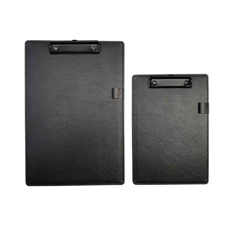 Document Stationery PU Clipboard Padfolio Clip Clipboard Folder PU Leather File Paper Clip Board Writting Pad Folder