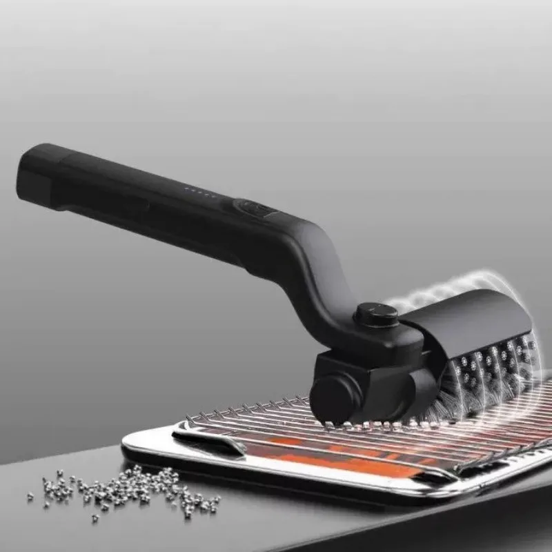 Electric Grill Brush for Cleaning Heavy - oil Stains on Grill Grates