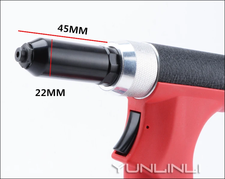 Pistola de rebite pneumática automática industrial auto-escorvante de aço inoxidável pistola de rebite cego ferramenta de rebitagem pistola de unhas SR-01