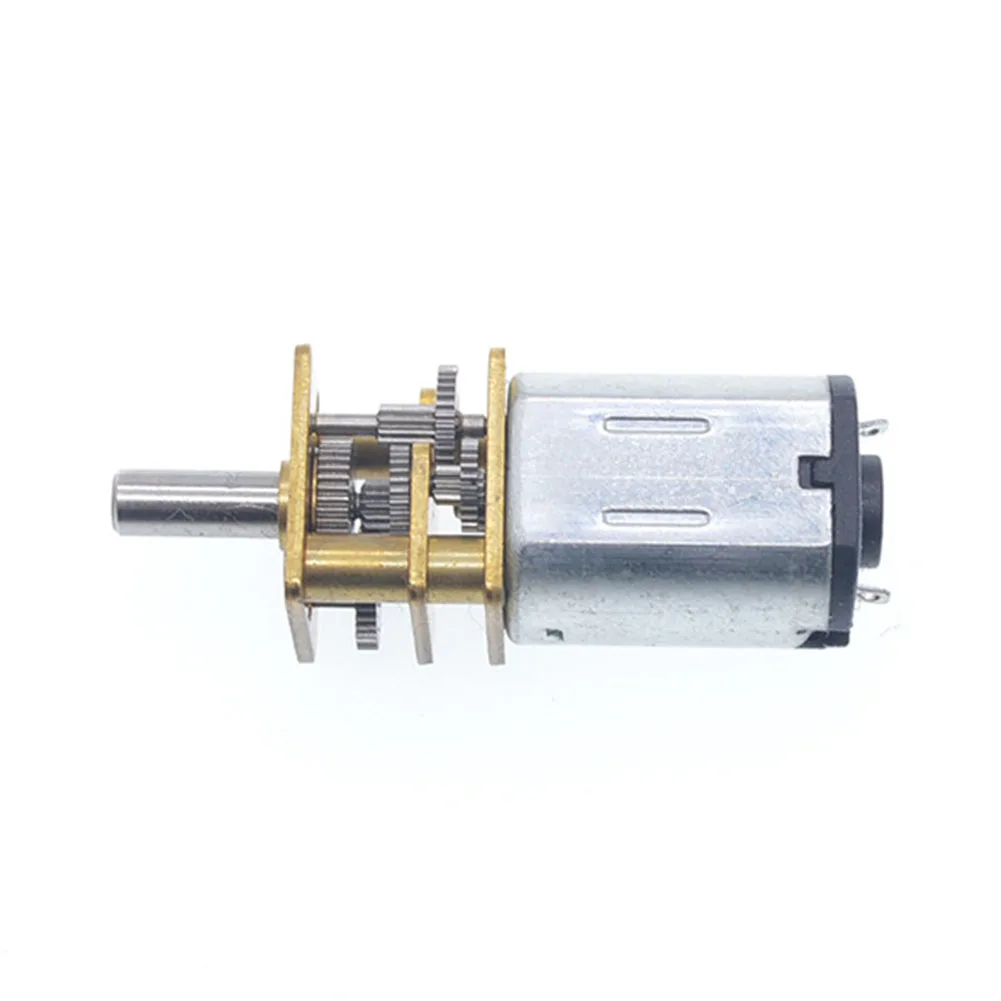 12V Gear Reducer DC Gear Motor Pack Of Two Motors Wear Resistant Design Customizable Speed Options Functional Replacement