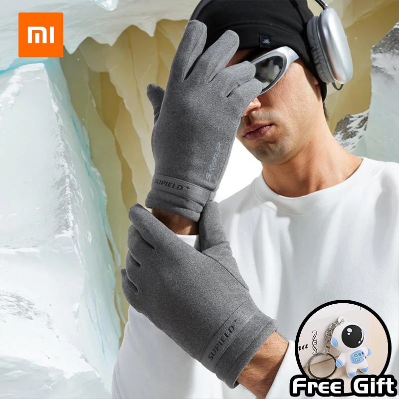 Xiaomi SUPIELD Winter Air Gel Cold Resistant Plush Warm Gloves Women and Men