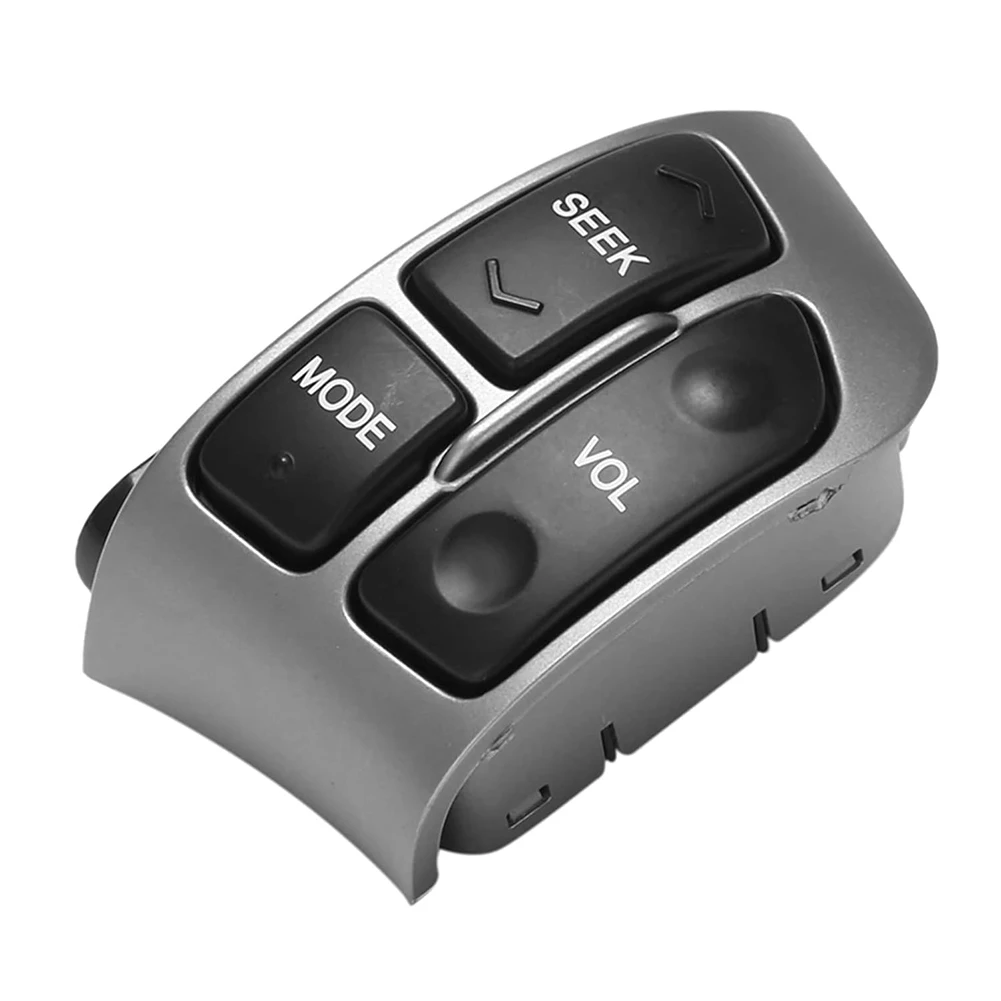 

For Hyundai Accent Steering Buttons Steering Wheel Replacement Black Gray ABS Construction Wear-resistant Non-deformable