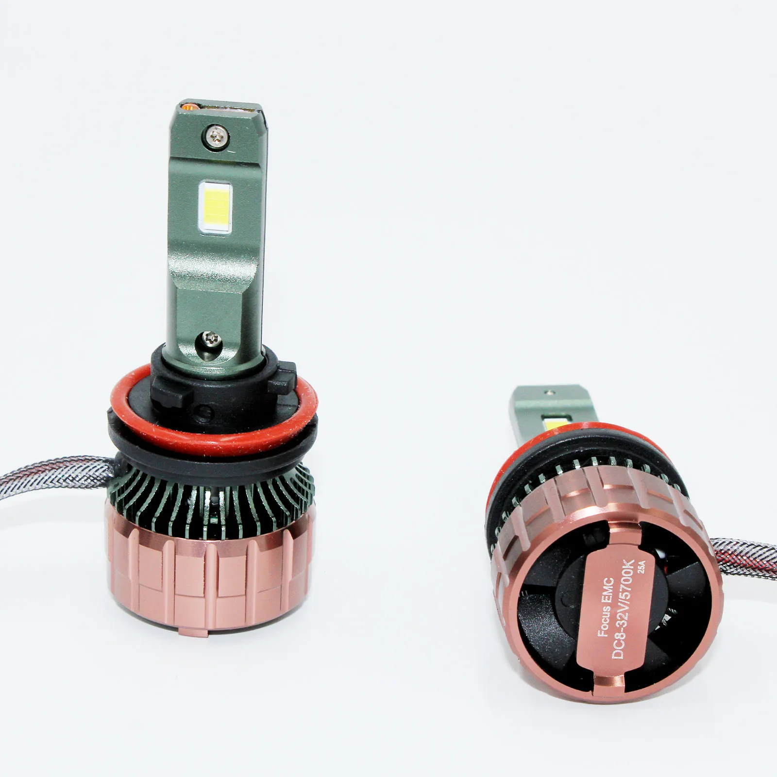 

2x H11 H9 H8 160W 16000LM LED Headlight Bulbs Conversion Kit High Beam White Super Bright 6000K Plug and Play