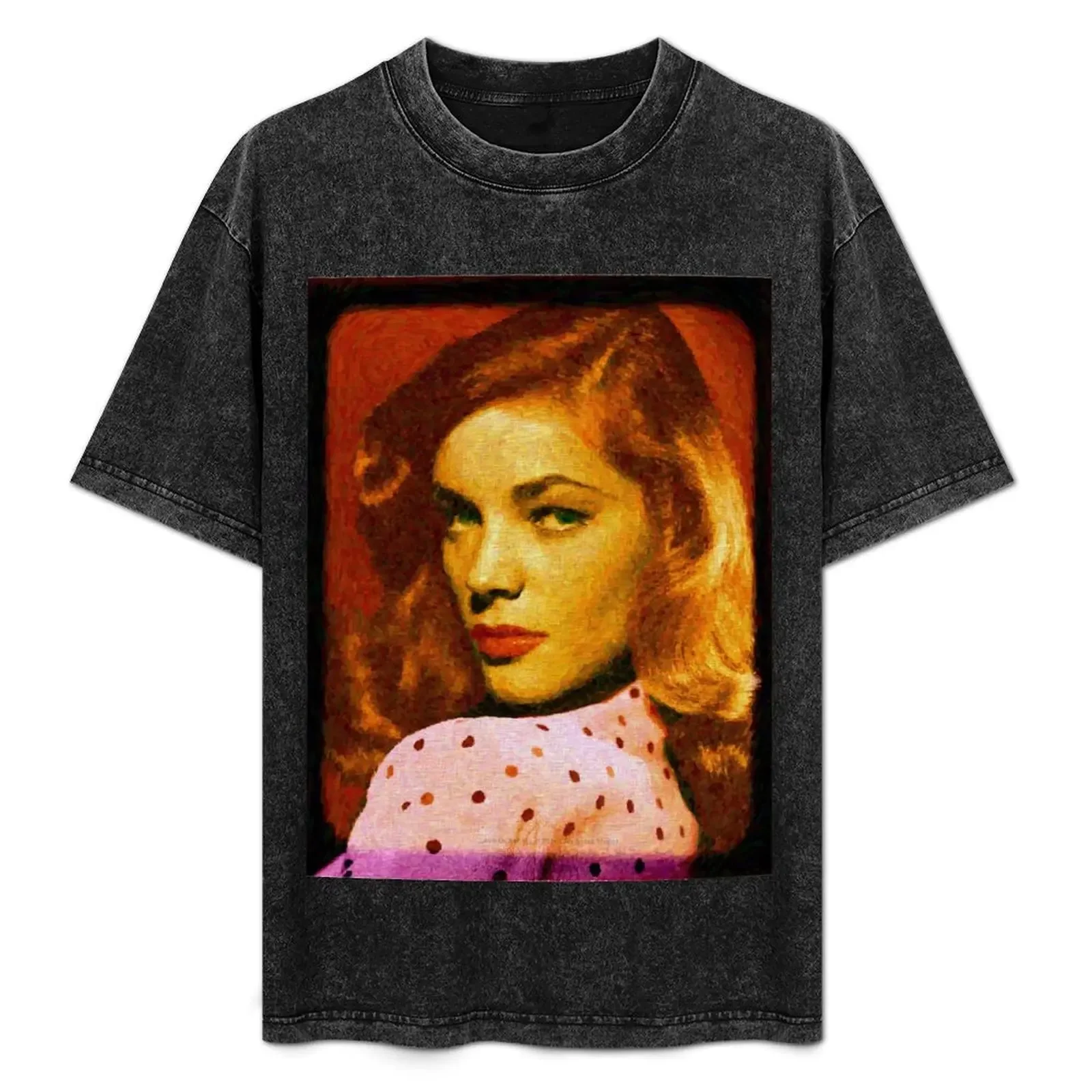 

Футболка Lauren Bacall - 036 с абстрактным принтом