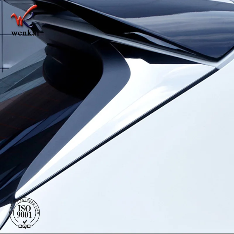 

For Mazda CX-5 2017-2024 Chrome Rear Window Spoiler Side Wing Trims Cover Accessories
