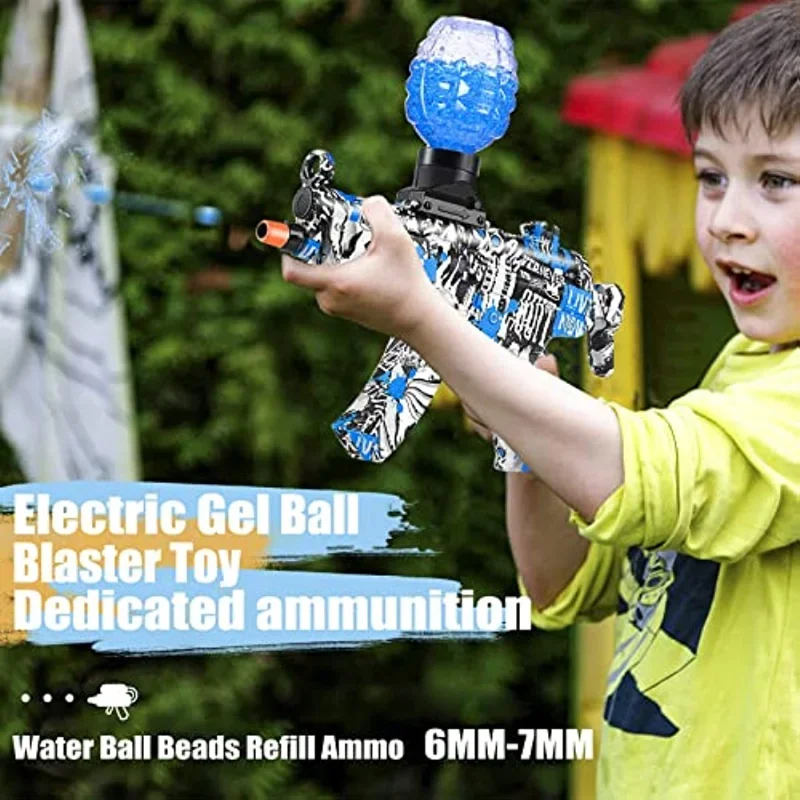 Pistola de agua eléctrica de Gel Blaster, Pistolet A Eau, Glock luminoso, bomba de agua de Gel, accesorios Ar15