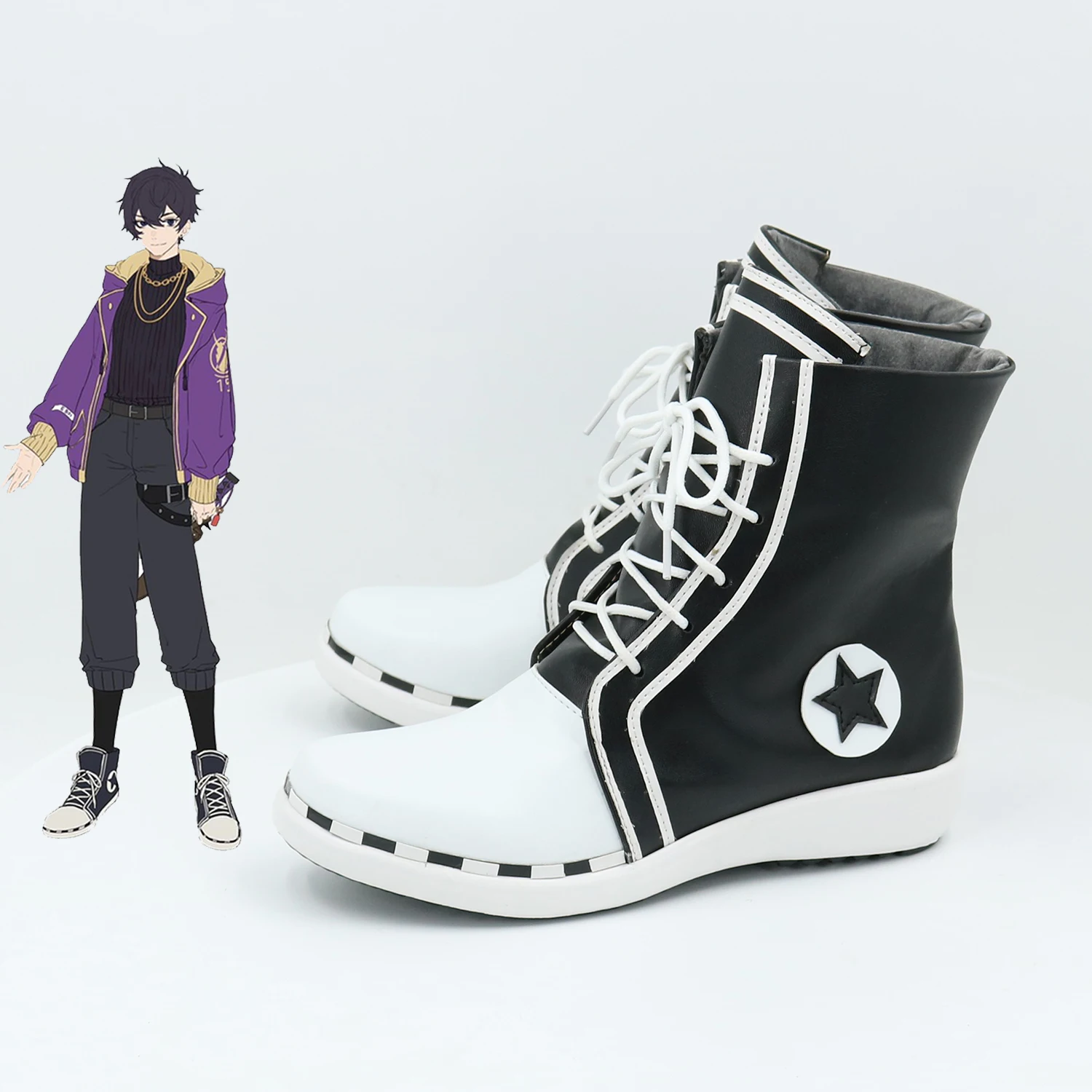 Anime Vtuber Hololive Shoto Shxtou Cosplay Shoes Men women Halloween cosplay costume props Canvas Shoes