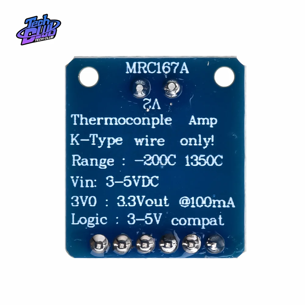MAX31855 K Type Thermocouple Breakout Board Sensor Temperature Measurement Module Tool Accessories