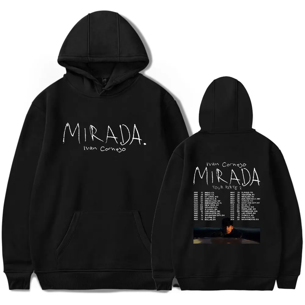

Ivan Cornejo Mirada 2025 Tour Merch Hoodie Casual Sweatshirt Pocket Drawstring Hoodie Streetwear Long Sleeve Pullover