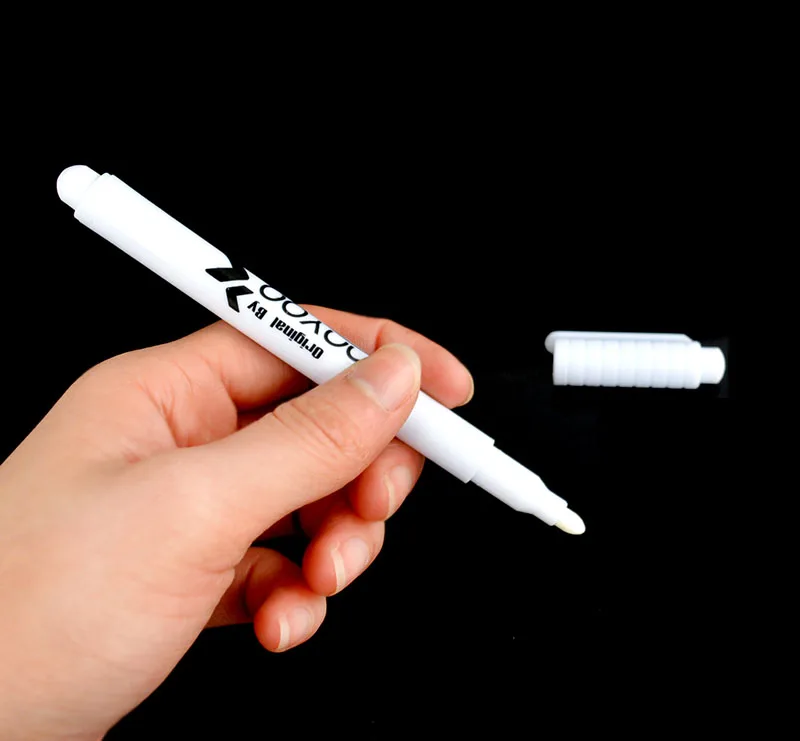 ​White Marker for School Office Blackboard Easy to Wipe Off Glass Windows Markers Chalkboard White Liquid Pen