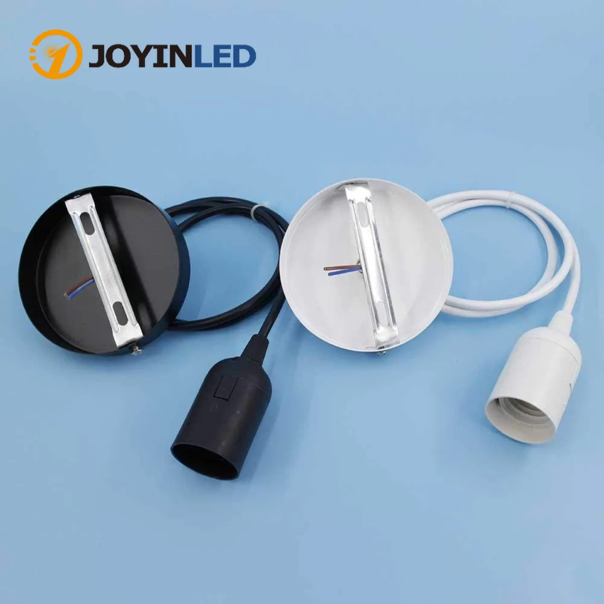 

JOYINLED E27 Chandelier Kit, Dimmable Hanging Lamp Holder with Cord&Plug, DIY Ceiling Light Socket for Vintage Edison Bulbs