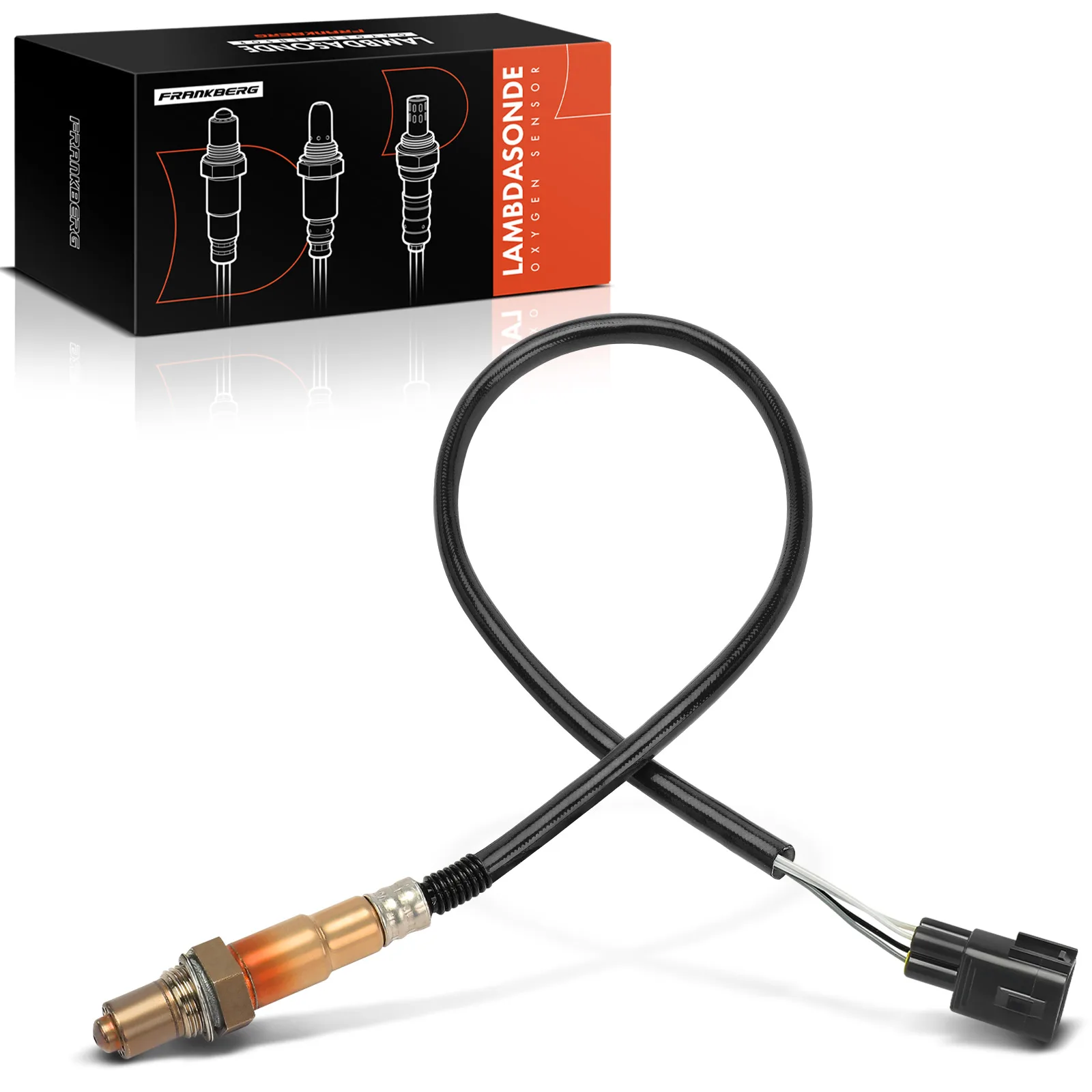 Frankberg 1x Lambdasonde Katalysator Diagnostische Sonde Voor Toyota Yaris P1 4-Pig 1.0L 2003-2005 894650D06000 0258006543