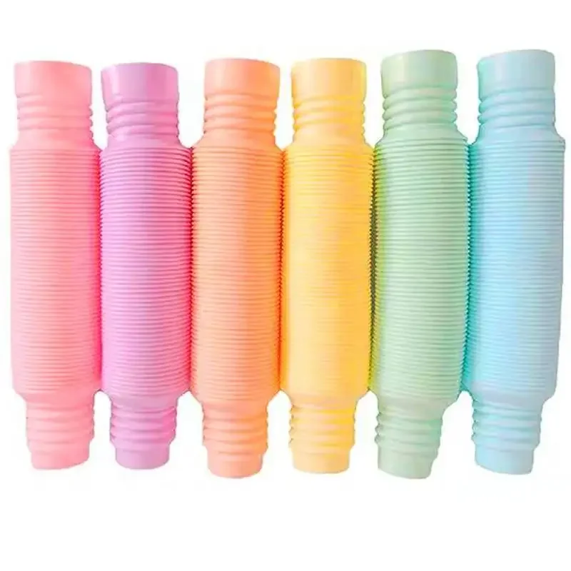 30 Tubes Pop Pliables – 6 Couleurs – Extensibles, Sensoriels – Jouet Anti-Stress Pour Enfants Et Adultes – Motricité
