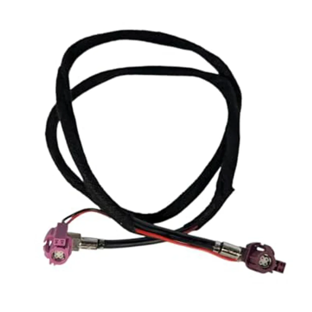 12V Cable LVDS Line Kabel 80CM Length Black Color Easy Installation Non-deformed Cable Car Installation For BMW NBT