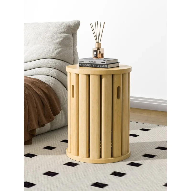 طاولة قهوة مستديرة البراز منزلية قابلة للتكديس سجلات حديثة على الطراز الصيني الجديد #4