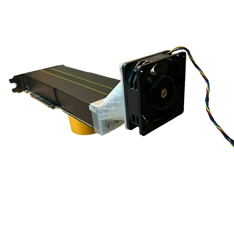 N+ New 8CM Add-on Cooling Fan for AMD for Radeon Instinct MI25 MI50 V620 Compute GPU 4-Pin PWM, 10000 RPM