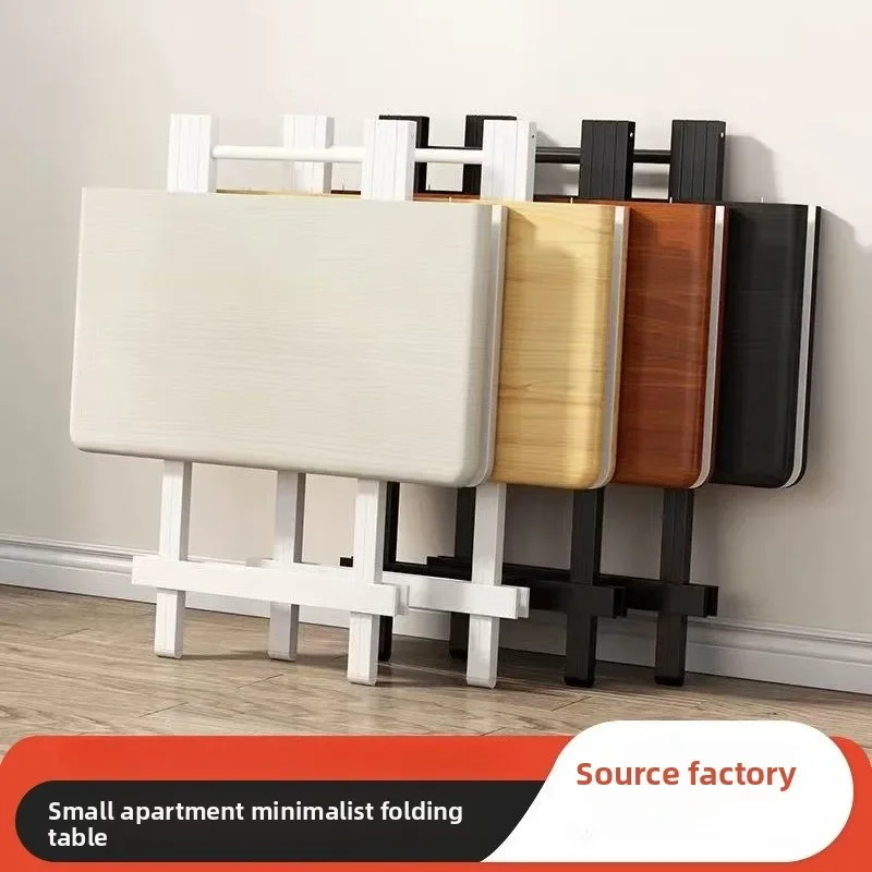 Foldable Table Small Apartment Home Dining Rectangular Portable Outdoor Stall Table Outdoor Patio Furniture Garden Furniture
