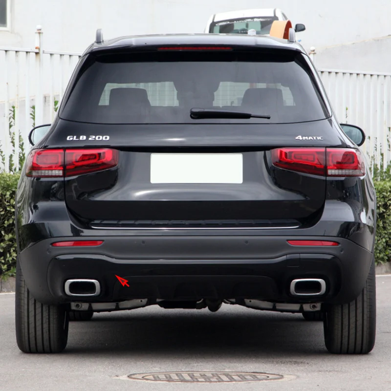 For Mercedes Benz GLB W247 X247 A2478859000 A2478850101 Rear Bumper Chrome Trim Chromium Styling Spoiler Diffuser Accessories