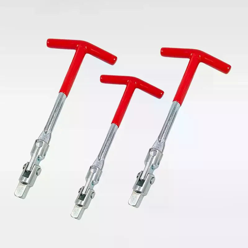 3/4 PCS T Handle Spark Plug Wrench Set 14 16 21mm Sockets Swivel Head T-handle Wrench For Car Motorcycle Repair Maintenance