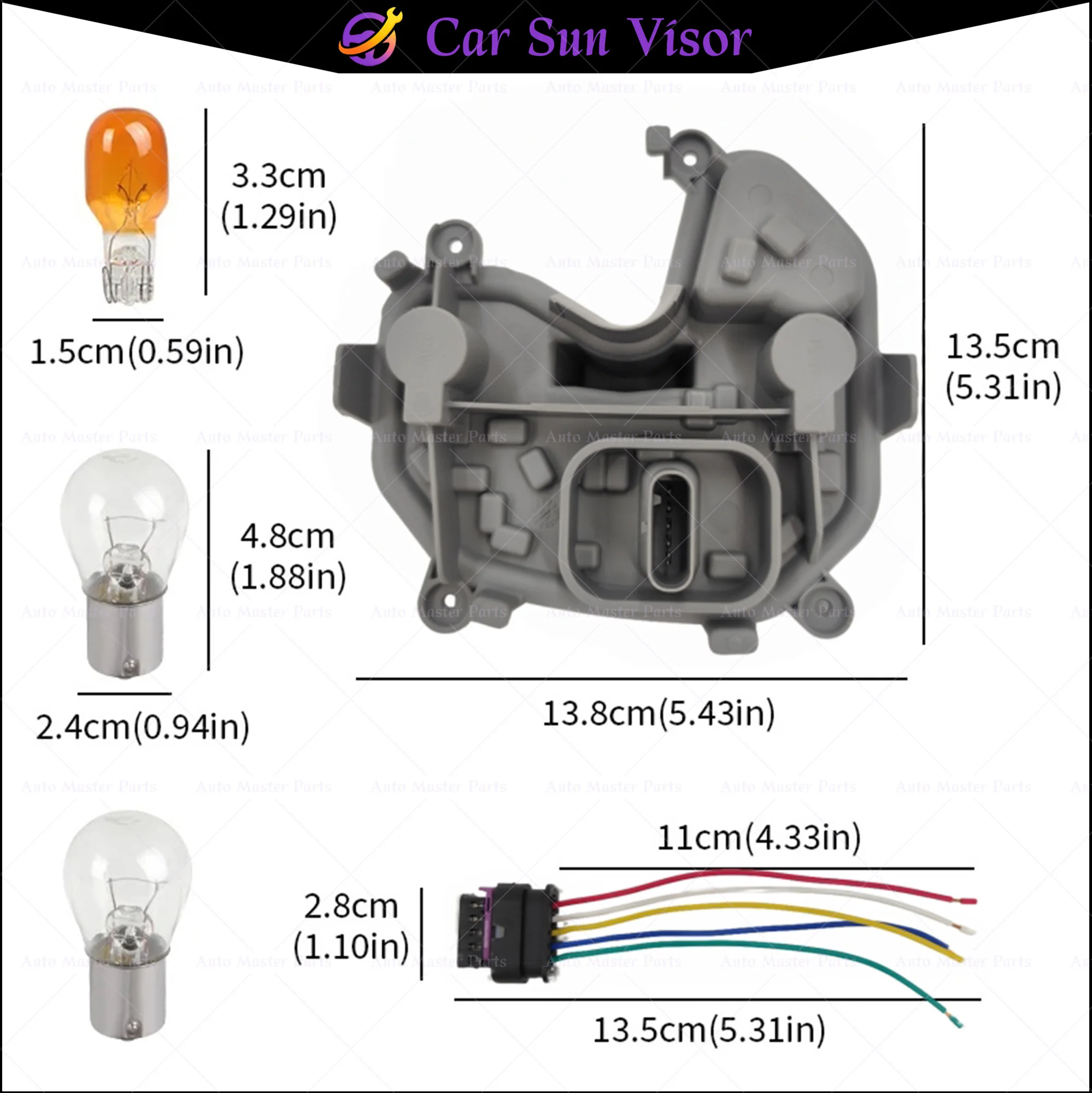 Rear Tail Light Holder Base Socket & Plug Bulb For Jeep Renegade 2015 2016 2017 2018 2019 2020 2021 2022 2023 Car Accessories
