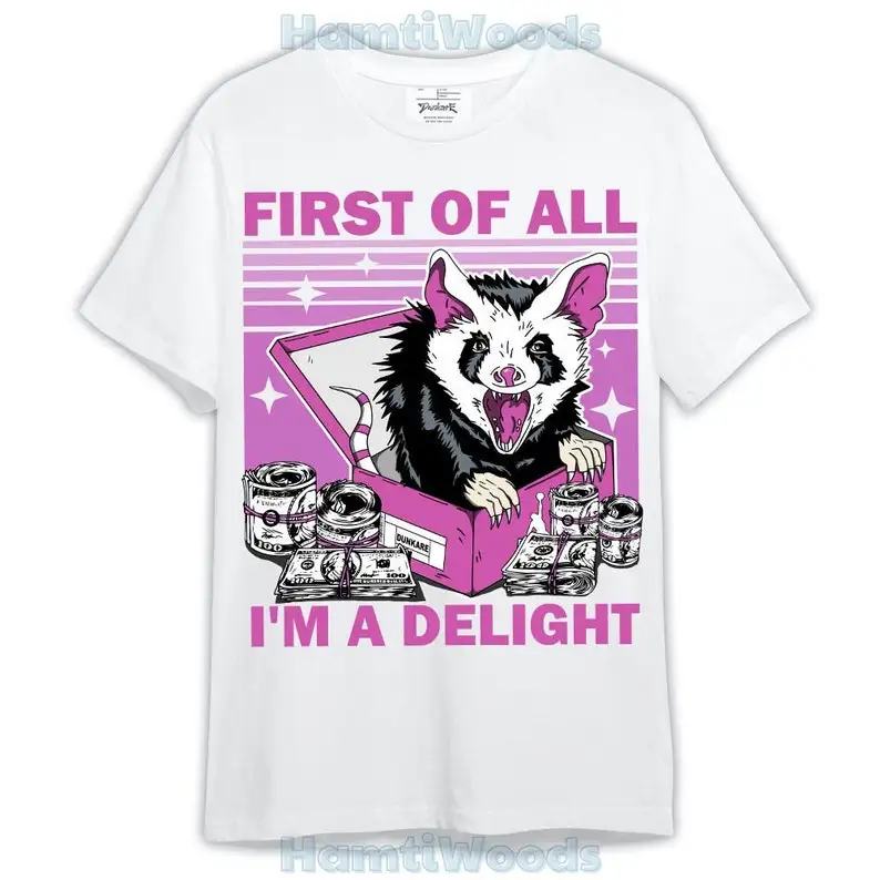 

Hyper Violet 4s Shirt, Opossum I'm A Delight Shirt Outfit