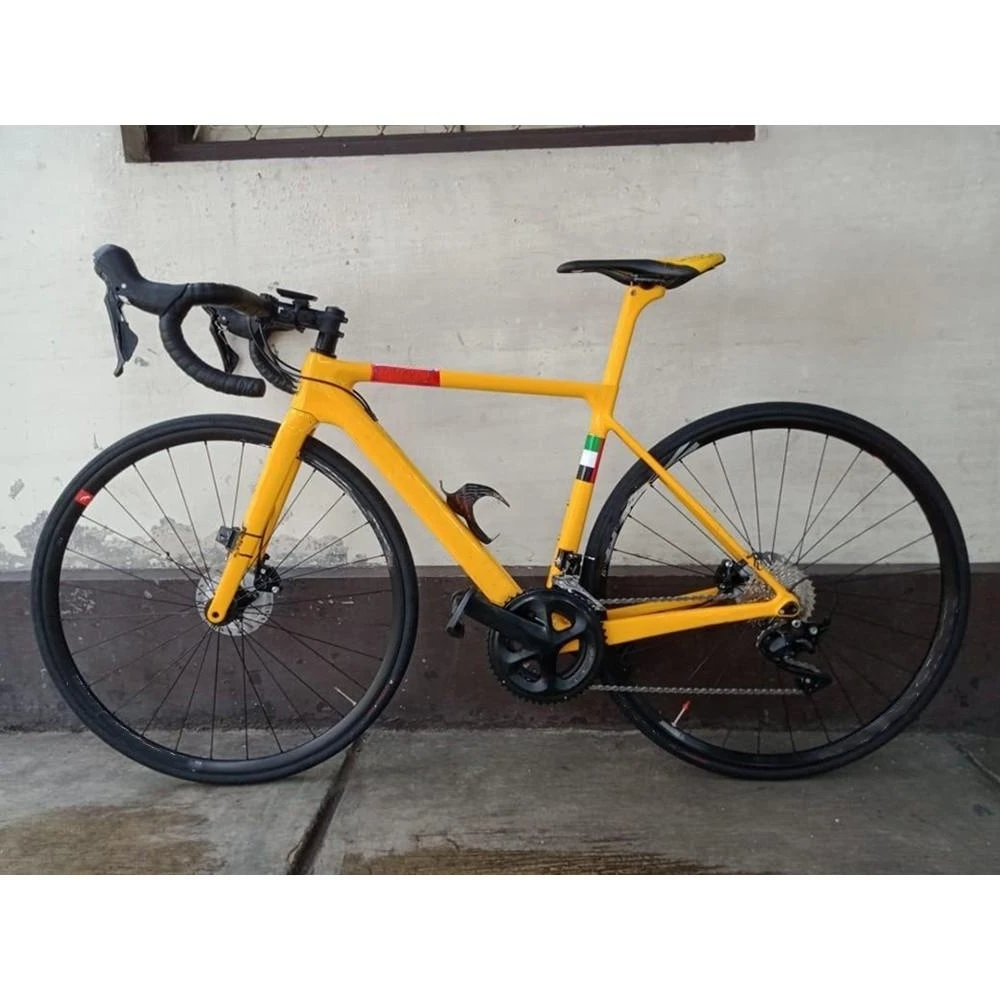 

V3RS Дорожный карбоновый полный велосипед Весь гоночный велосипедный обод/дисковый тормоз 700c Карбоновые колеса с $himano Groupset Пользовательский логотип DPD 04