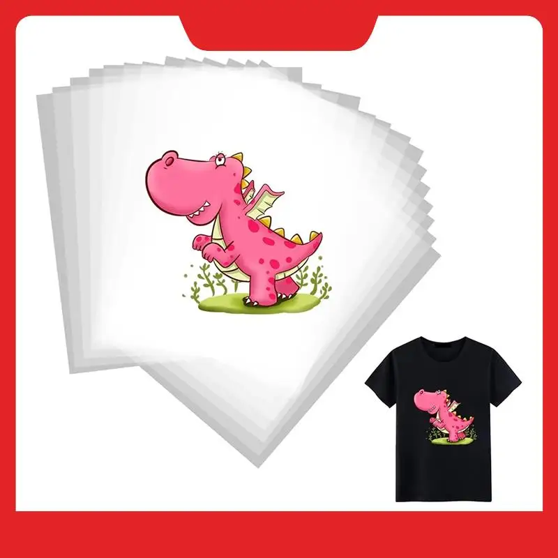 

30 листов пленки для переноса DTF, двухсторонняя пленка, глянцевая пленка, прозрачная пленка для предварительной обработки DTF, ПЭТ-плента для теплопередачи A4 (8,4 дюйма X 11,7 дюйма)