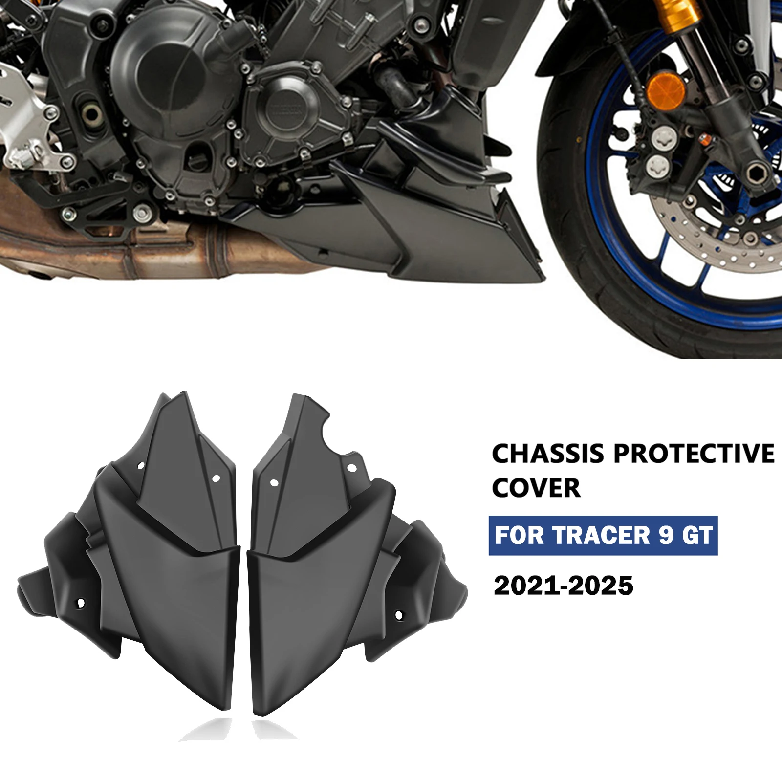 For TRACER 9 GT 2025 2024 2023 2022 2021 tracer9 gt 2024 Chassis Engine Shipment Chassis Protective Cover Engine Chassis Cover