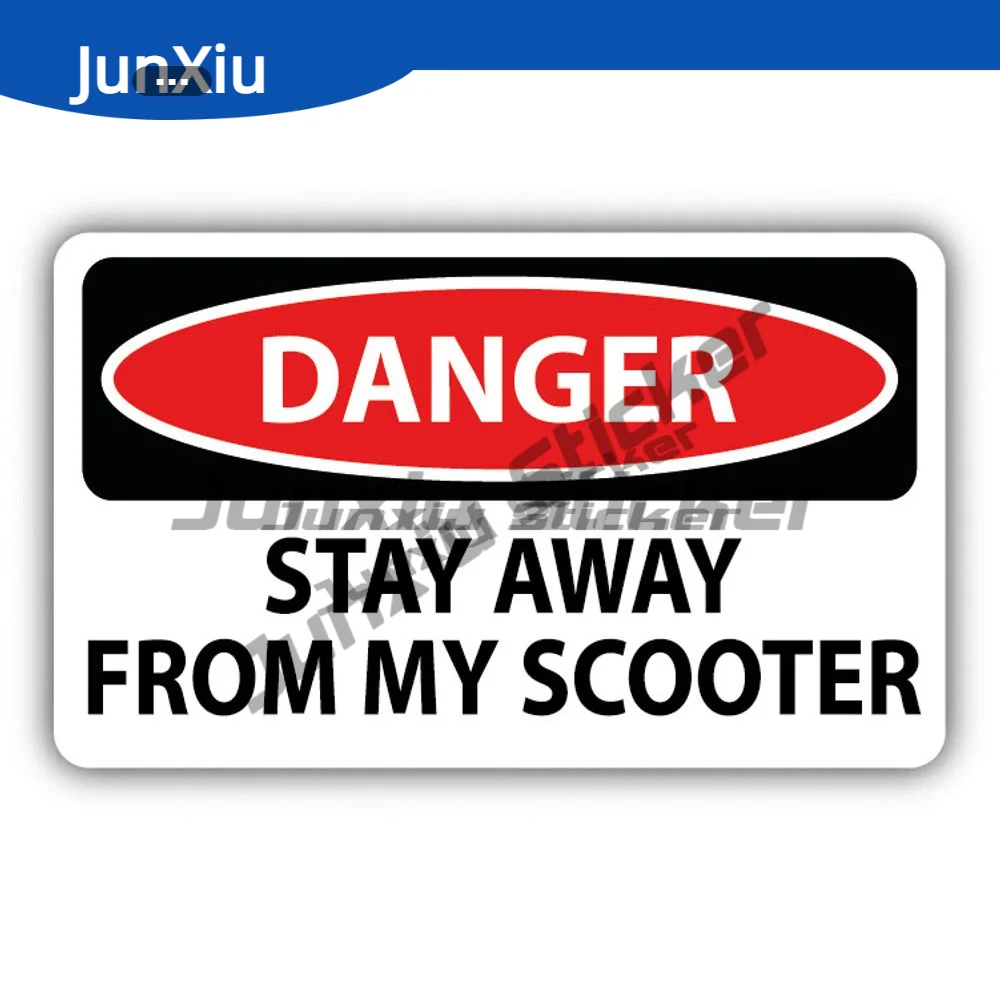 

Danger Stay Away From My Scooter Sign Sticker Car Bumper Window Warning Decal Waterproof Decals Motorcycle Stickers Cfb600n Suv