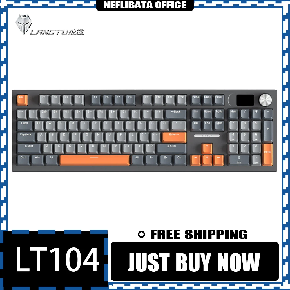 

Клавиатура Langtu Lt104 Механическая проводная, 2,4 ГГц, клавиши