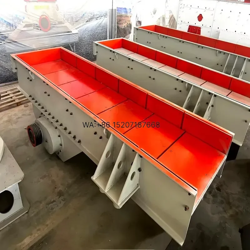 Wmwmnu for GZD750x2500 Vibrating Feeder Suitable for Feeding Ore Gravel and Limestone Direct Sales Industrial Mining