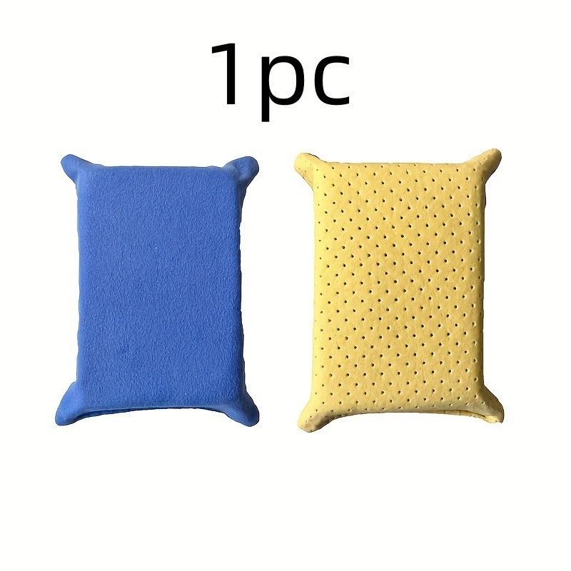 MULTIFUNCTIONAL CAR CLEANING SPONGE BLOCK NON WOVEN FABRIC DOUBLE SIDE FLEECE SPONGE WIPER FOR CAR GLASS DEFOGGING AND CLEANING