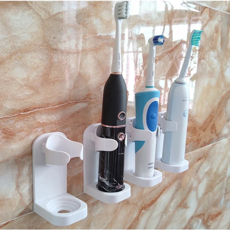 Traceless Toothbrush Holder Bath Wall-Mounted Electric Toothbrush Holders Adults Toothbrush Stand Hanger Bathroom Accessories image 6