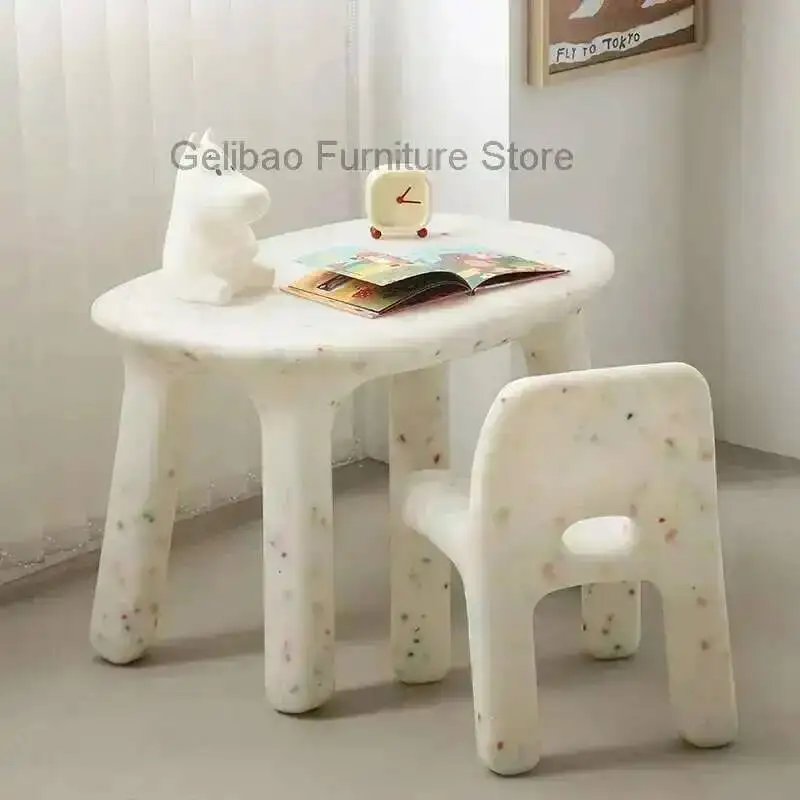 

Baby Game Study Preschool Kids Children's Table Chairs Desk Room Toddler Plastic Escritorio Infantil Children's Furniture Set