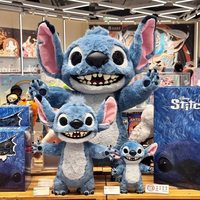 Muñeco de peluche auténtico de Disney Stitch, Lilo y Stitch, juguete de peluche suave y esponjoso, 28 Cm, decoración del hogar, regalo de cumpleaños para coleccionistas adultos