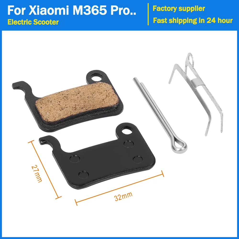 Disc Brake Pads Semi-metal Ceramic for Xiaomi Electric Scooter 3 M365 Pro XTECH Hydraulic Brake Disc Brake Pad ZOOM XTECH HB100